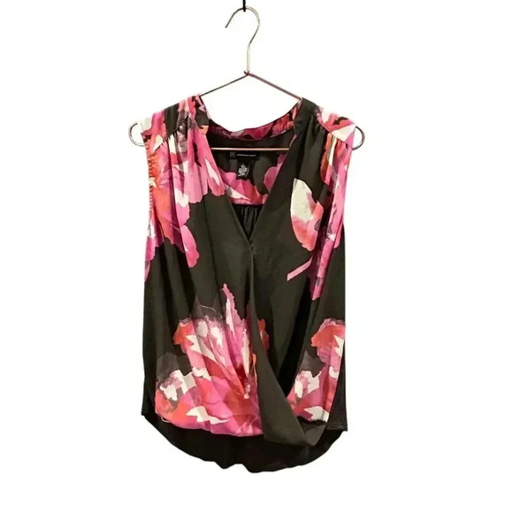 INC floral blouse size L - Picture 2 of 6